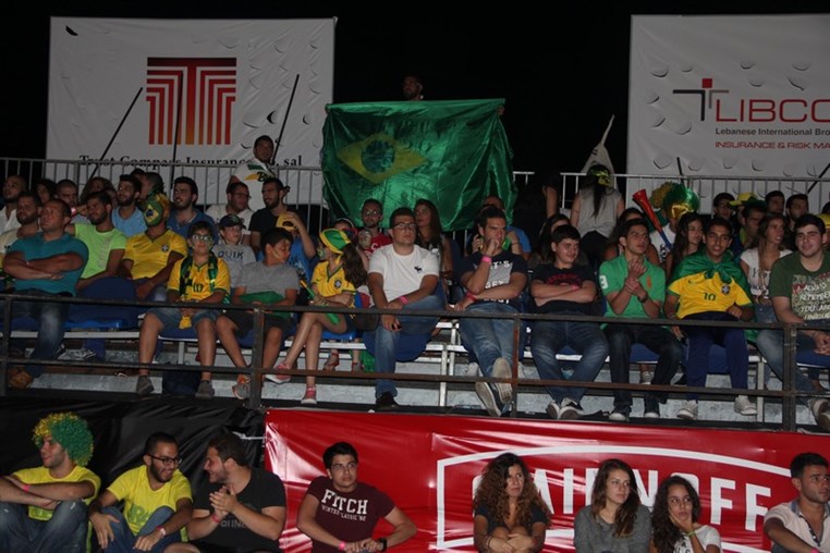 Brazil VS Cameroon at Beirut Fan Park